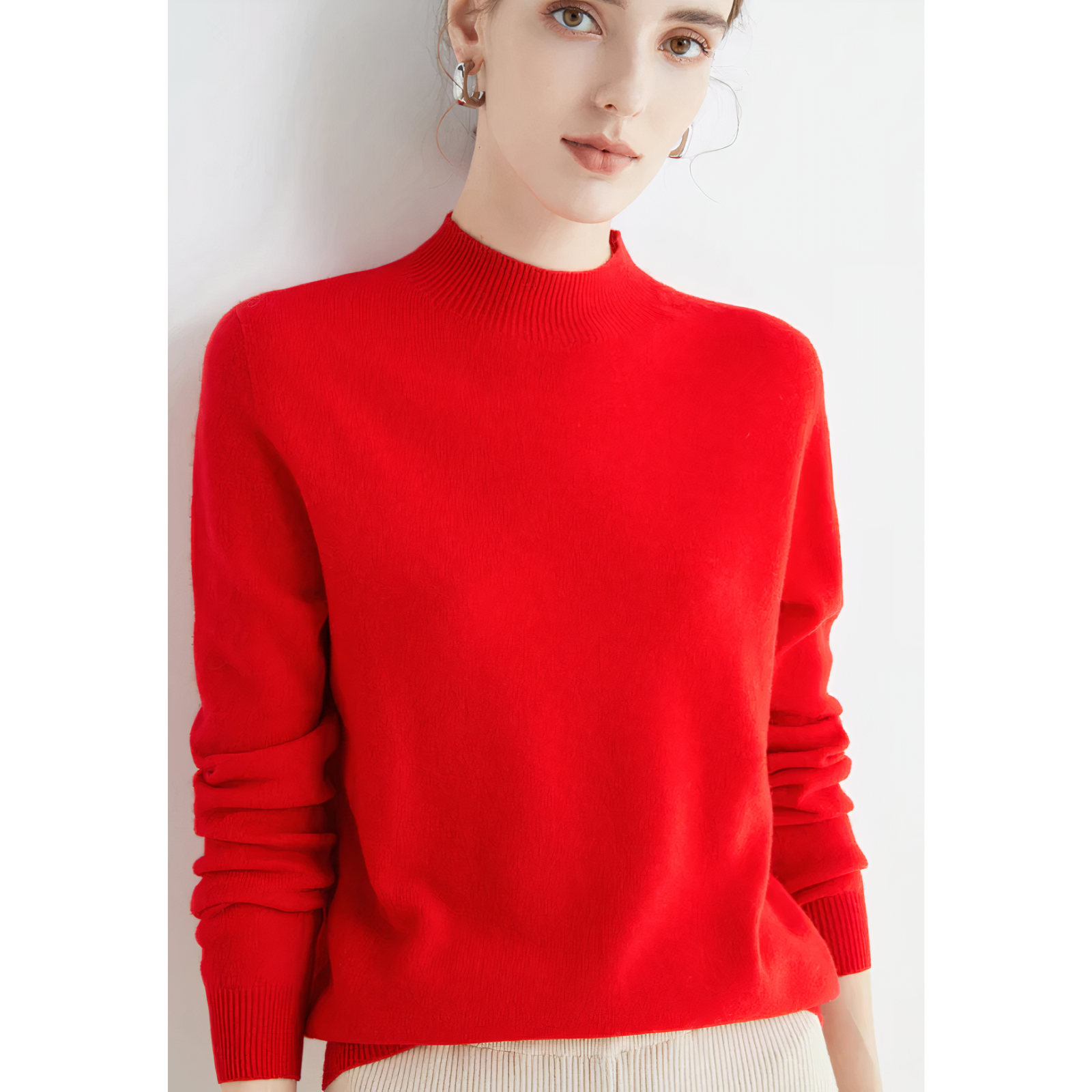 Luxurious Cashmere Blend Sweater for Effortless Style