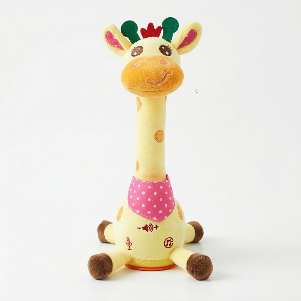 Cuddly Musical Giraffe Plush Toy for Kids