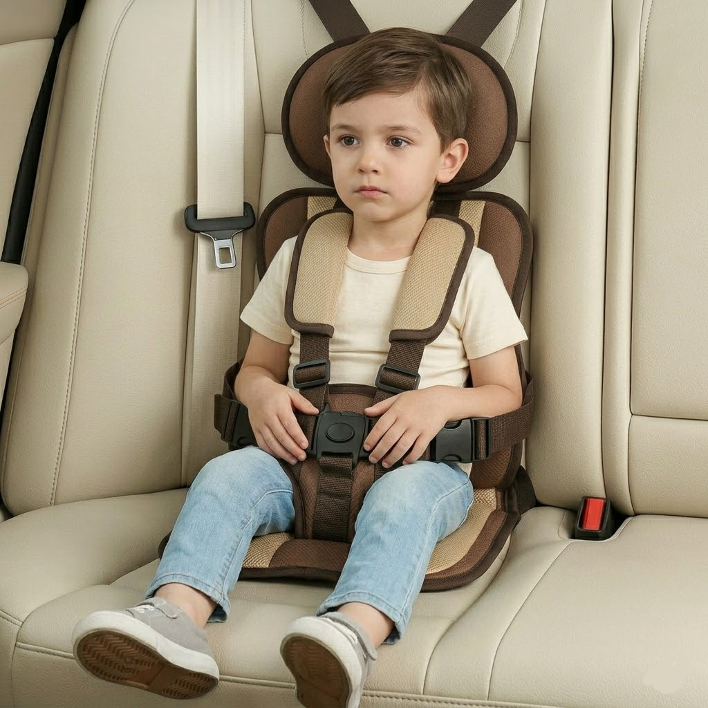 Ultimate Travel Booster Seat for Kids with Safety Harness