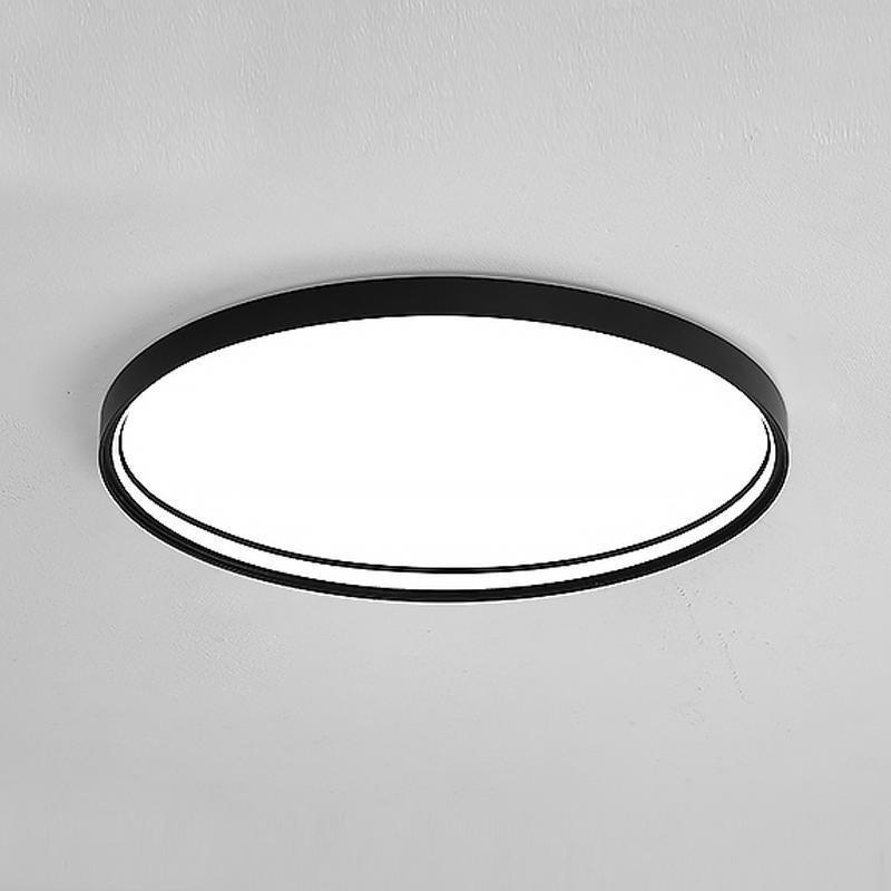 16'' Single LED Acrylic Circle Flush Mount Modern Lighting with Edge - Dazuma