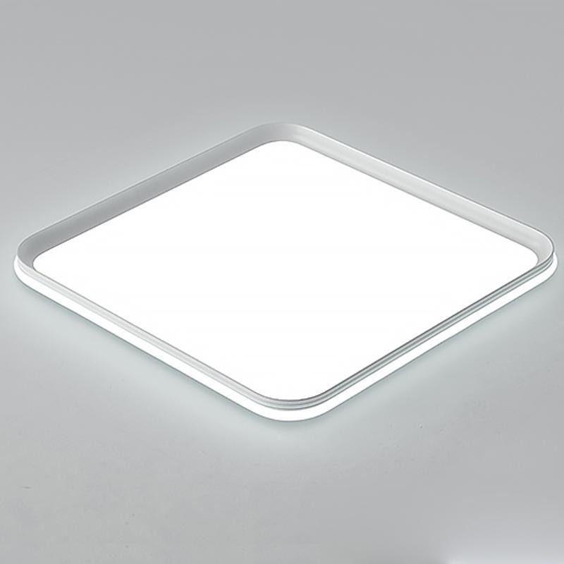 16'' Square Modern Flush Mount Ceiling Lights with Remote Control by Taavita