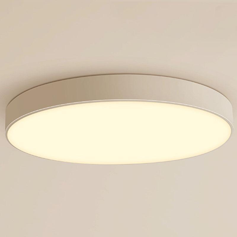 16'' Round Dimmable Modern Flush Mount Lighting with Remote - Dazuma