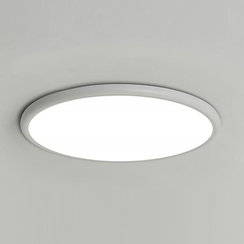 16'' Modern LED Geometric Circle Taavita Flush Mount Ceiling Light with Black and White Edge