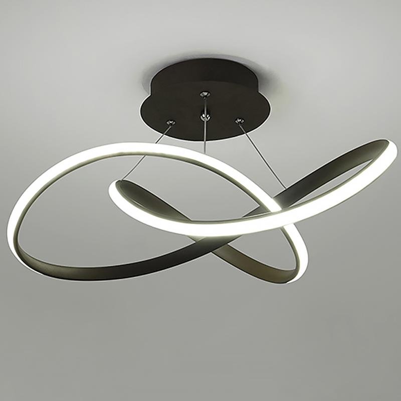 20'' LED Ribbon Modern Flush Mount Ceiling Lights for Living Room - Dazuma
