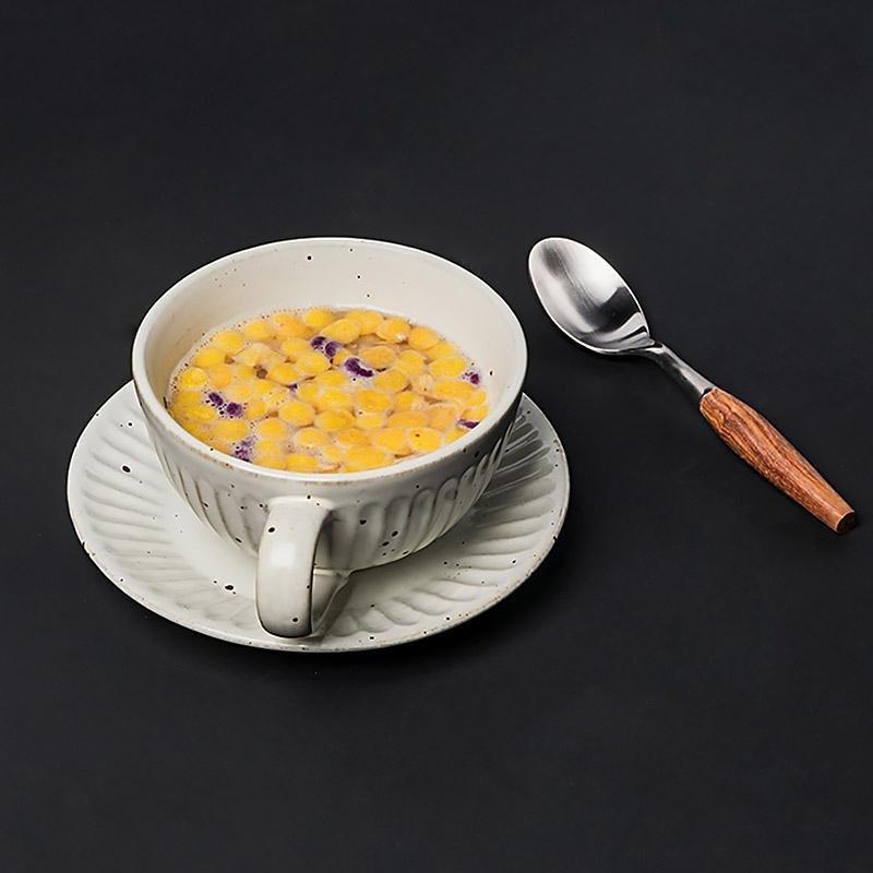 2-Piece Taavita Cereal Bowl Set - Elegant Curves and Ribbed Design