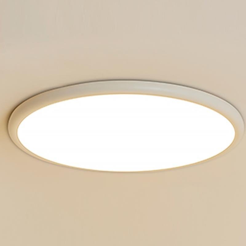 16'' Modern LED Geometric Circle Taavita Flush Mount Ceiling Light with Black and White Edge