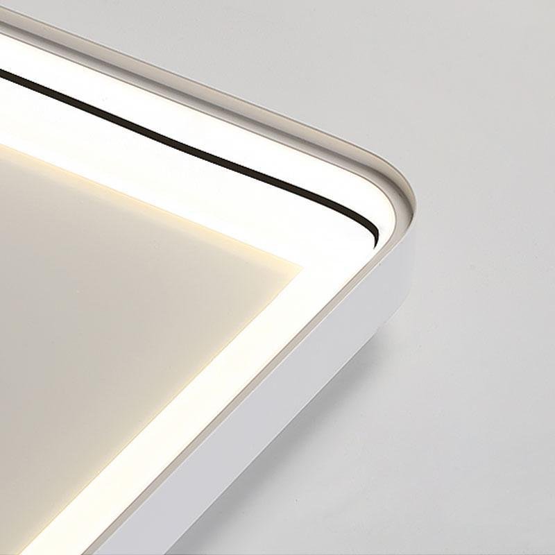 16'' Square Dimmable Flush Mount LED Ceiling Lights with 2 Adjustable Spotlights