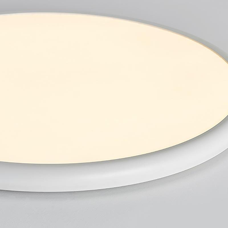 16'' Modern LED Geometric Circle Taavita Flush Mount Ceiling Light with Black and White Edge