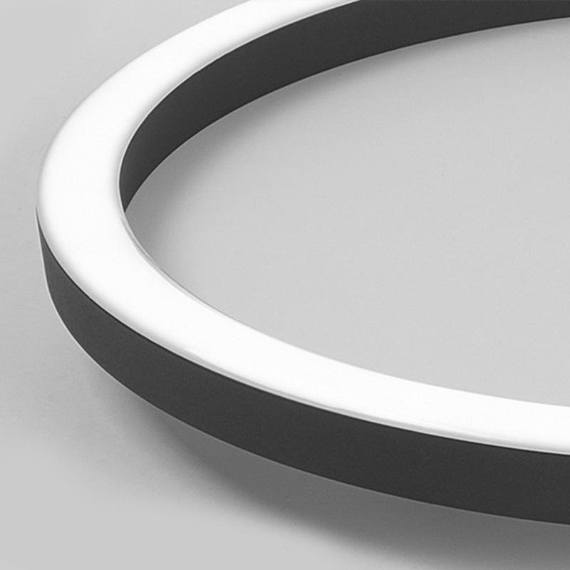 16'' Dimmable Modern Simple Circle Flush Mount LED Ceiling Light with Remote