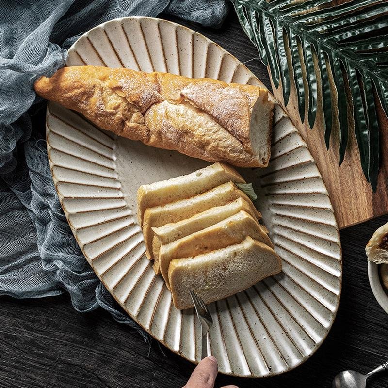 21 Piece Stoneware Dinnerware Set - dazuma