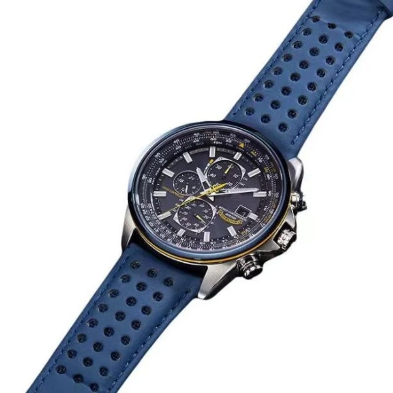 Radiant Time Men's Quartz Watch with Glow-in-the-Dark Dial