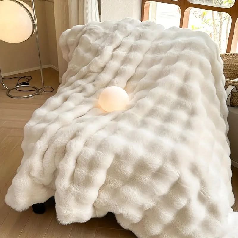 SnuggleWrap Plush Comfort Blanket for Year-Round Warmth