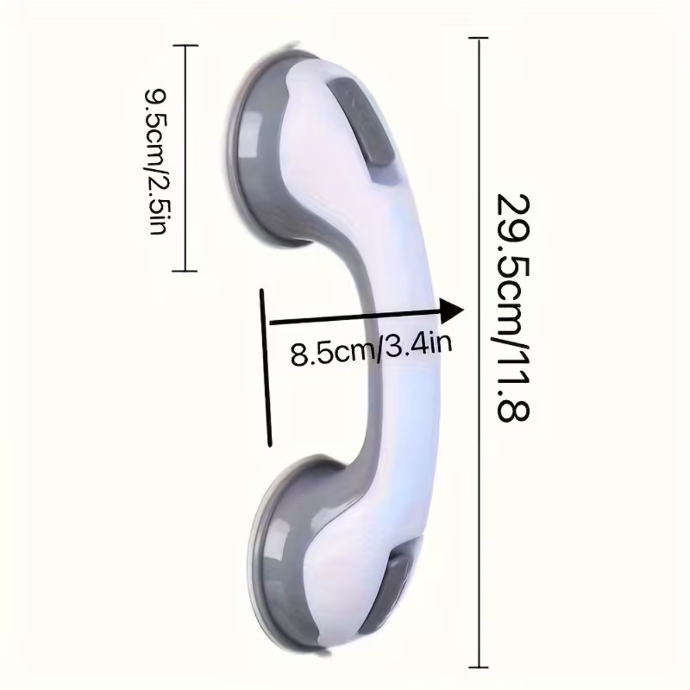 Portable Safety Grab Bar for Shower and Bath with Suction Cup Installation
