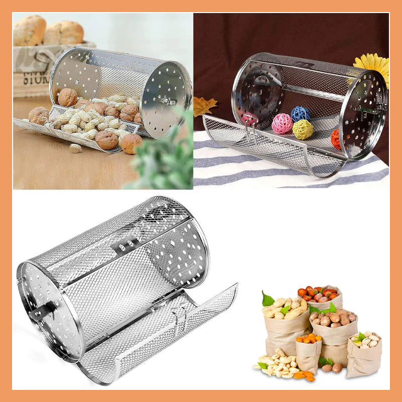 Air Fryer Rotisserie Basket – Ensures Even Cooking Each Use
