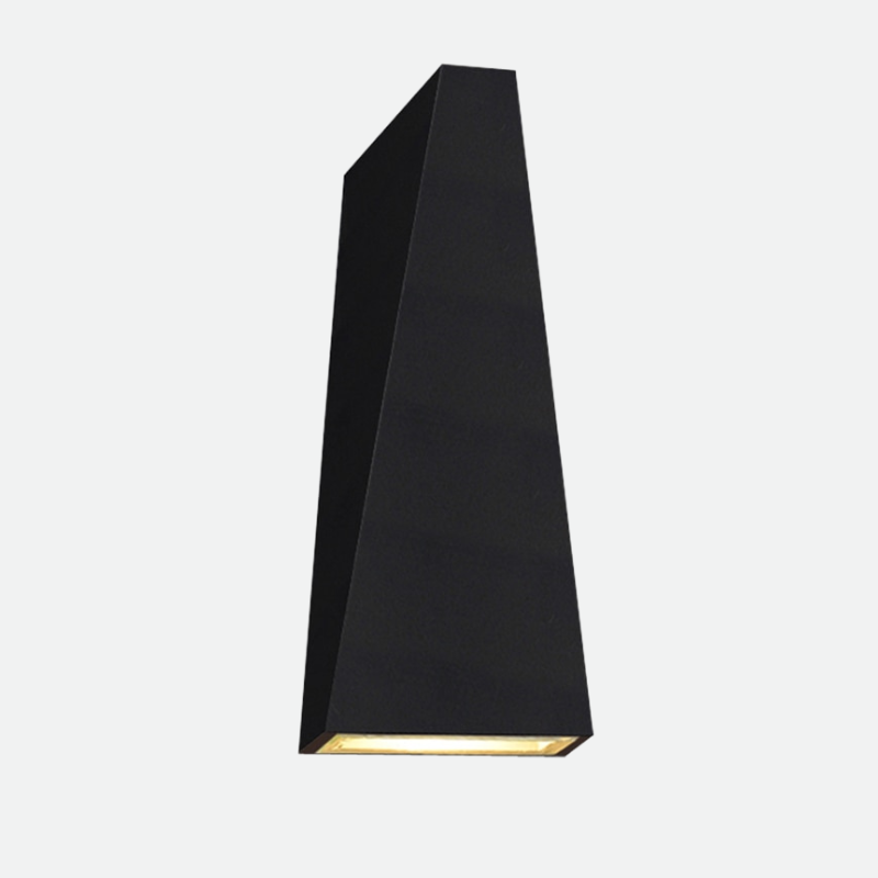 Empire Waterproof Outdoor Wall Lamp LED Dual Light Direction Triangular Aluminum Iron Sconce Black or White Warm/Cold White Waterproof IP65