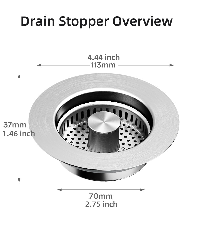 Ultimate Kitchen Sink Strainer & Stopper Solution
