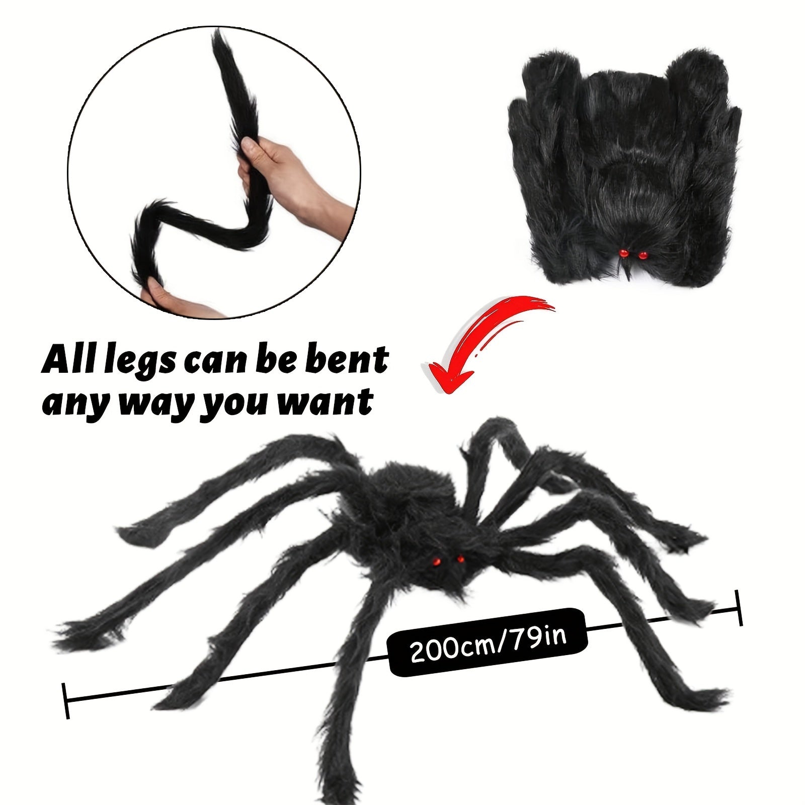 Large Outdoor Halloween Spider Web Decoration Durable Weather-Resistant Fabric