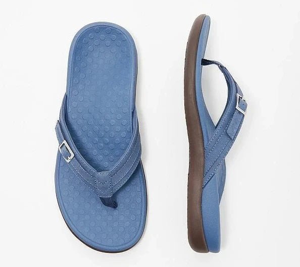Orthopedic Flip-Flops | Contoured Foam Footbed | Rubber Sole & Breathable Strap | Comfortable Fit