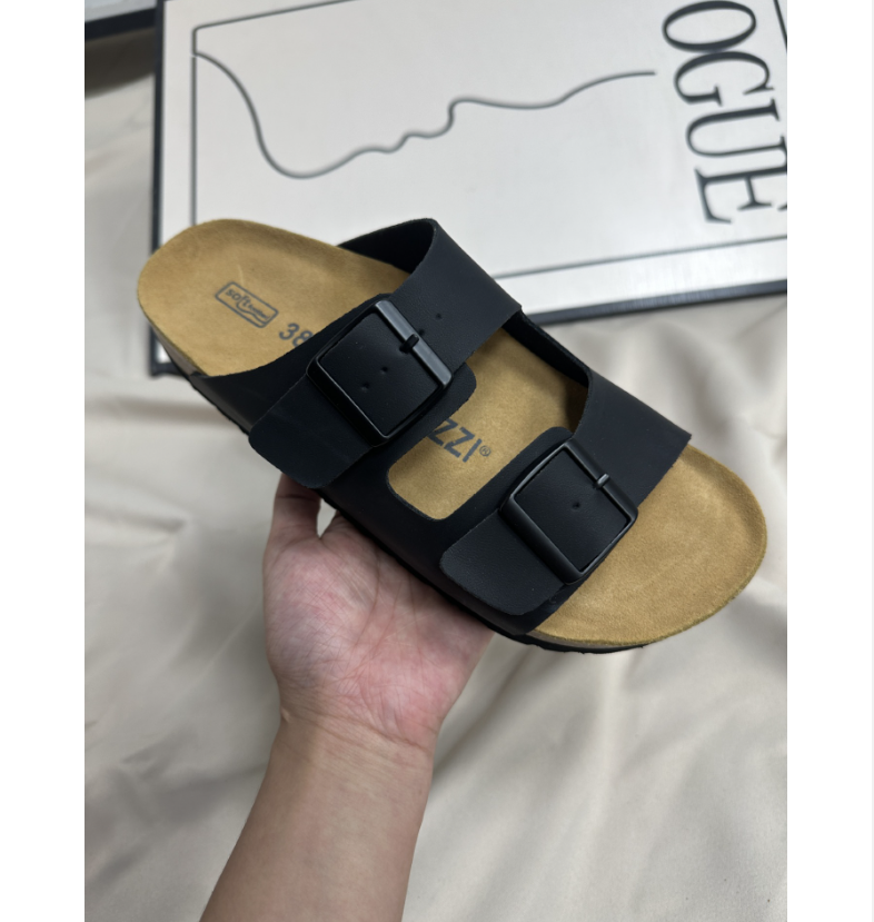 Orthopedic Sandals | Cork Footbed & Dual Buckle Straps | Casual Comfort & Support