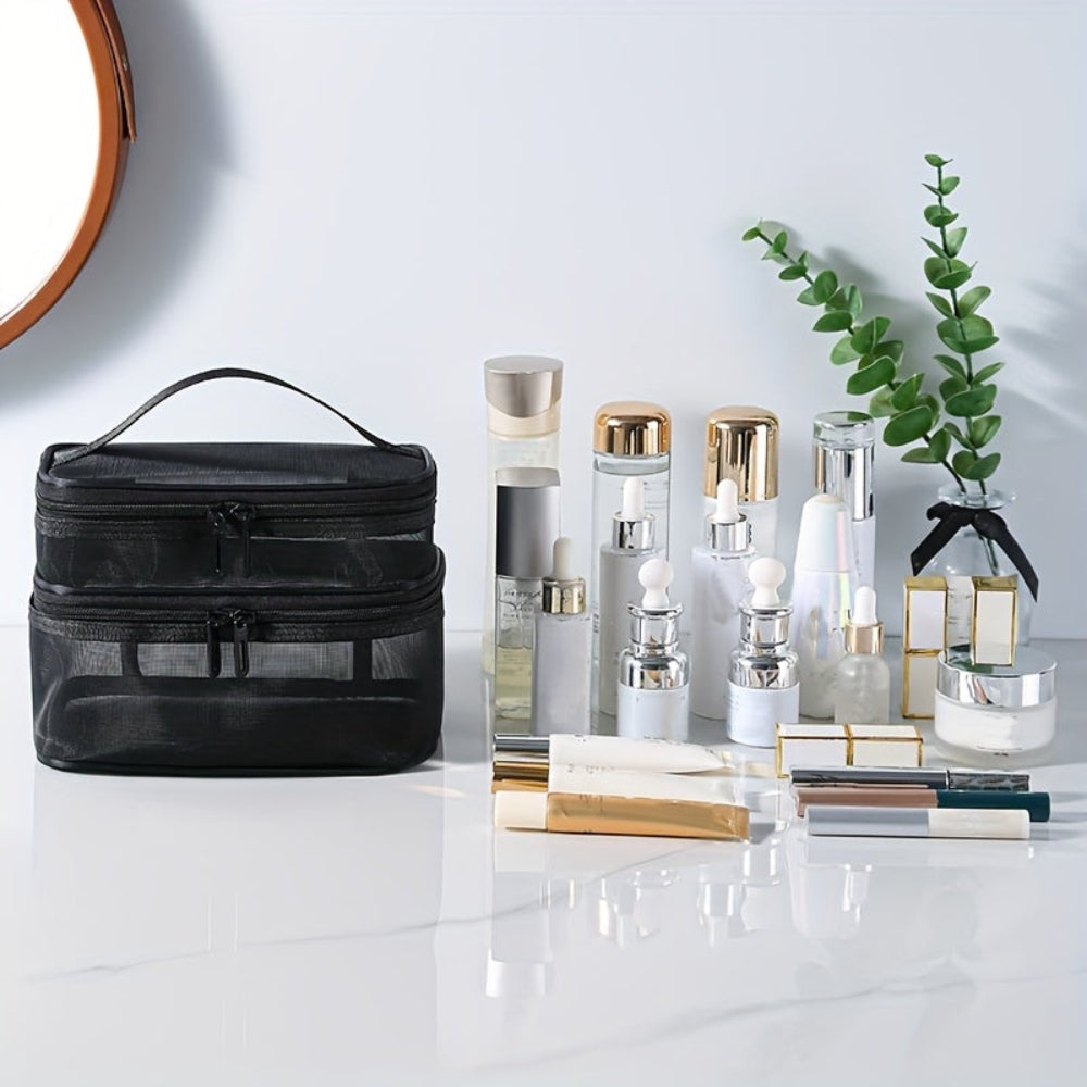 Compact Travel Cosmetic Case for Beauty Essentials