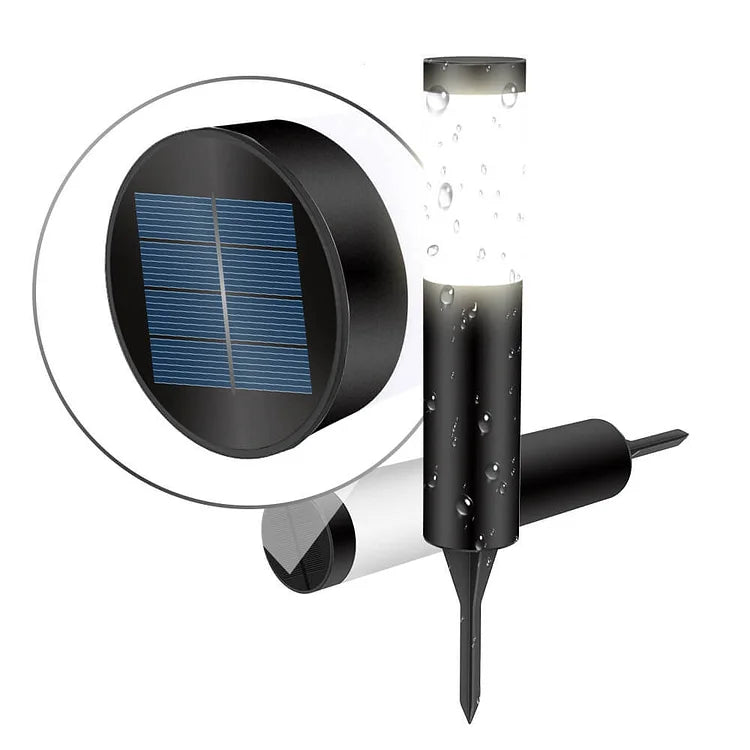 Taavita Garden Lamps | Monocrystalline Waterproof Solar-Powered LED Garden Lamp Made of Stainless Steel