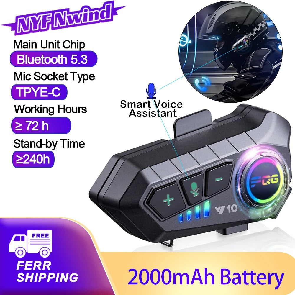 Wireless Communication System for Motorcycle Helmets
