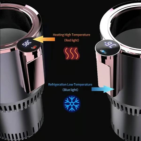 Car Cup Holder with Smart Cold and Warm Functionality