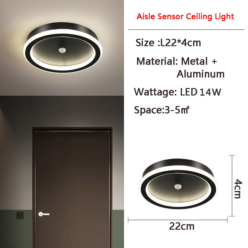 IntelliGlow LED Ceiling Fixture with Motion Detection