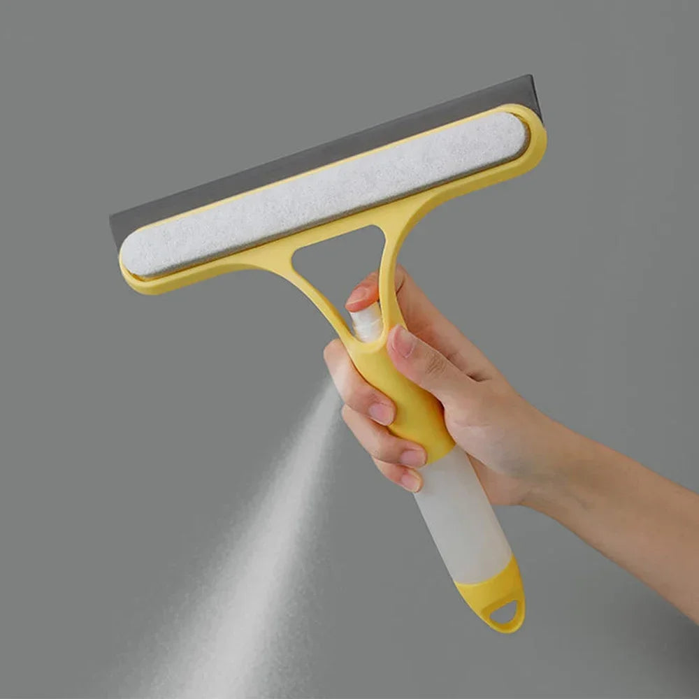Multi-Function Window Cleaner with Spray – Streak-Free Finish