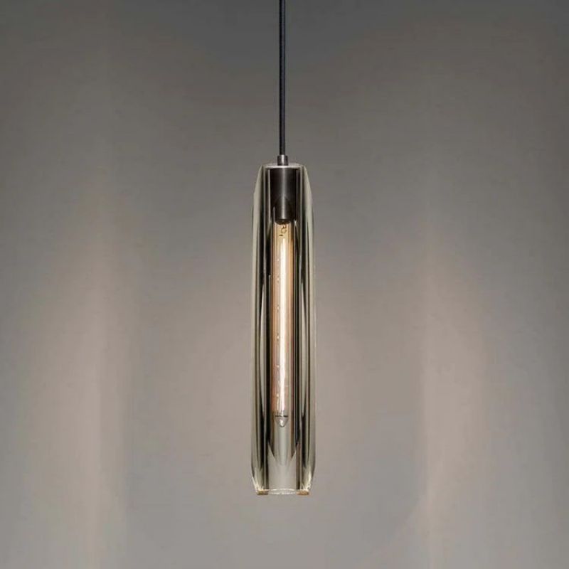 Lioren — Crystal Pendant Light with Adjustable Brass Finish