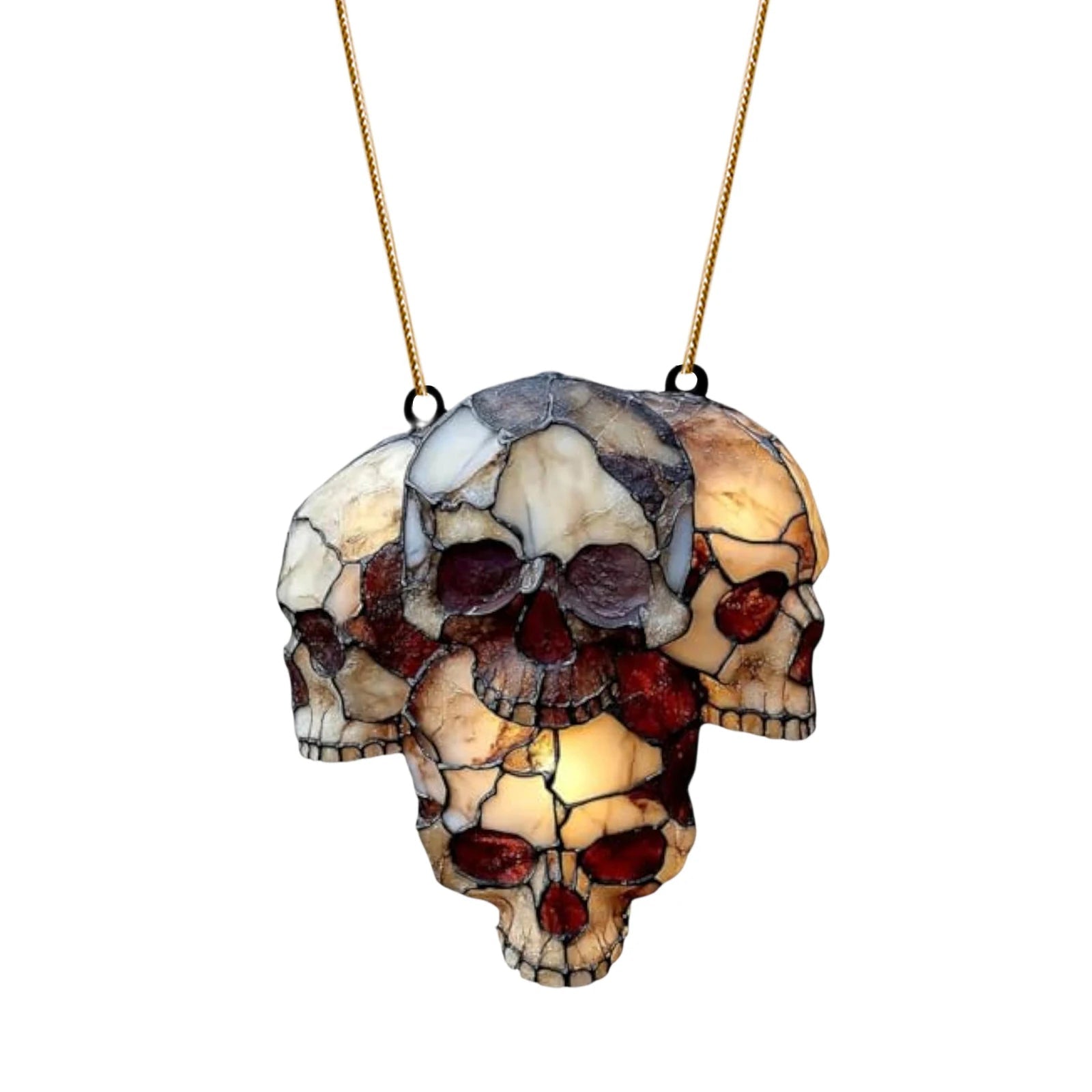 Skull Decoration for Halloween - Hanging Skeleton Head