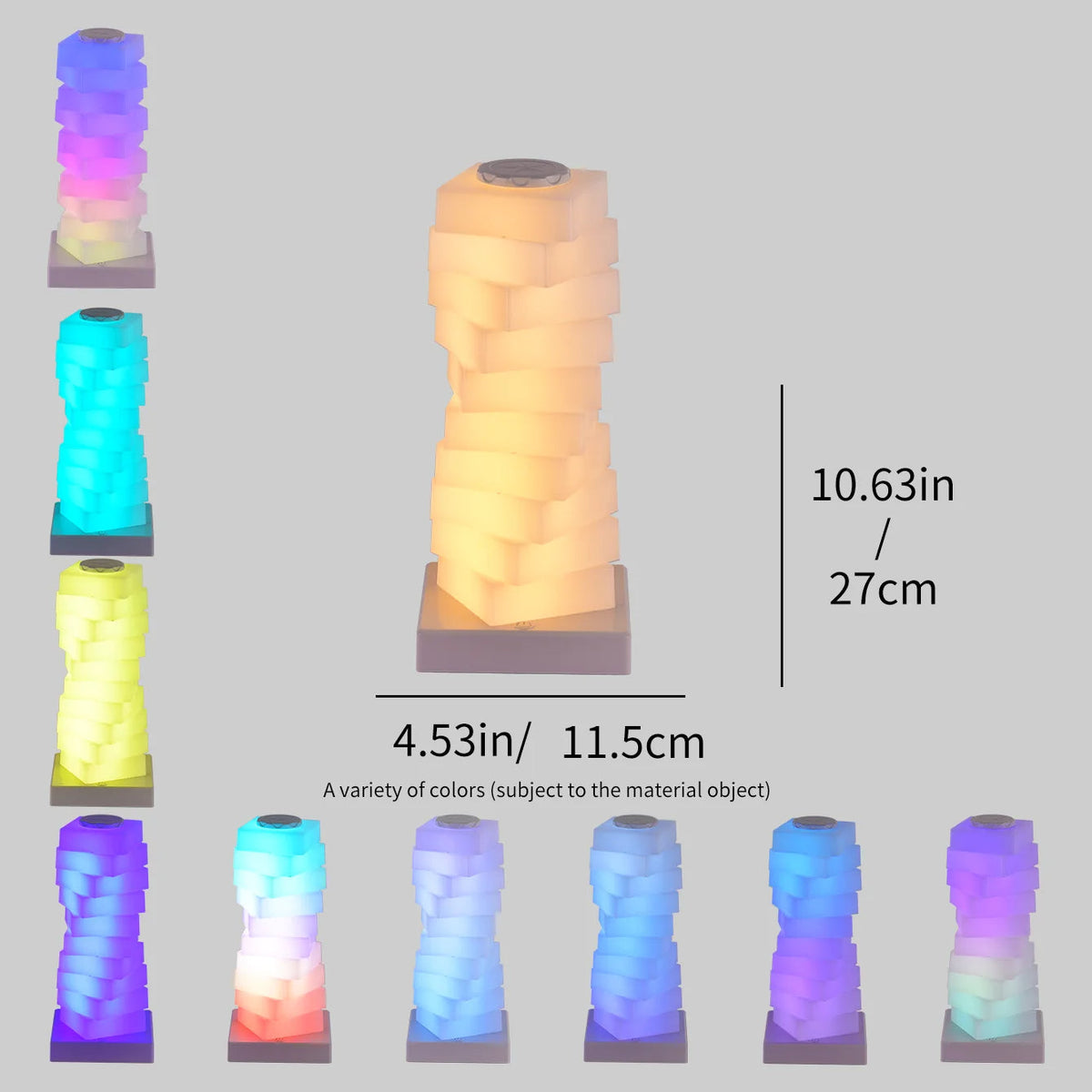Touch Control RGB Nightstand Lamp with LED Lighting
