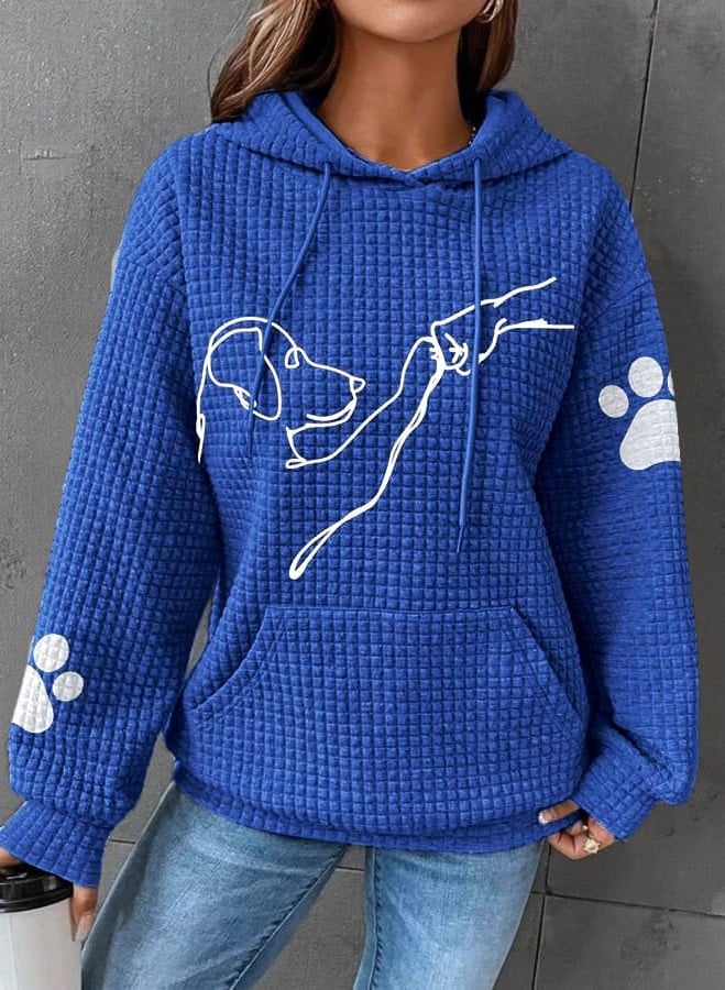 Women’s Hoodie | Quilted Fleece with Kangaroo Pocket & Adjustable Hood | Soft, Warm & Comfortable Fit