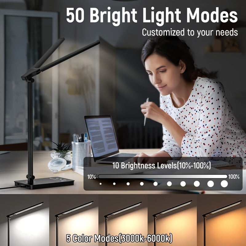 Versatile LED Work Lamp – Touch-Activated Adjustable Light