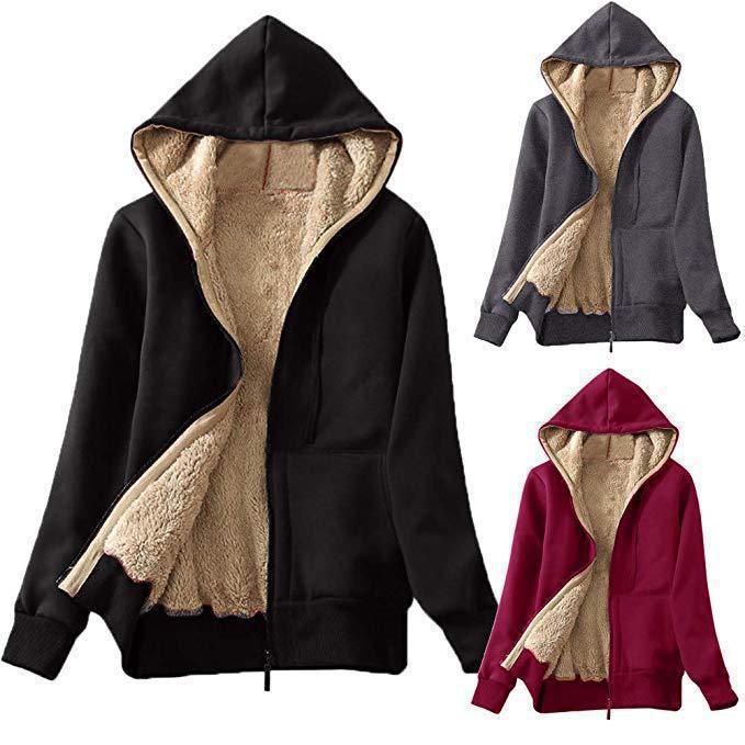 Women's Fleece Jacket | Soft Warmth | Wind Resistant Collar | Machine Washable