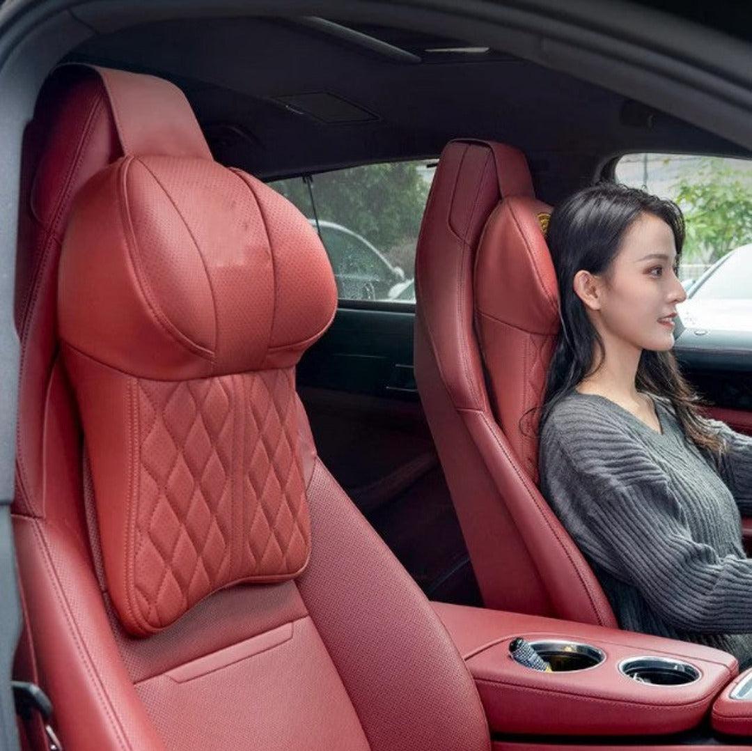Ergonomic Headrest Neck Pillow – Memory Foam Car Support
