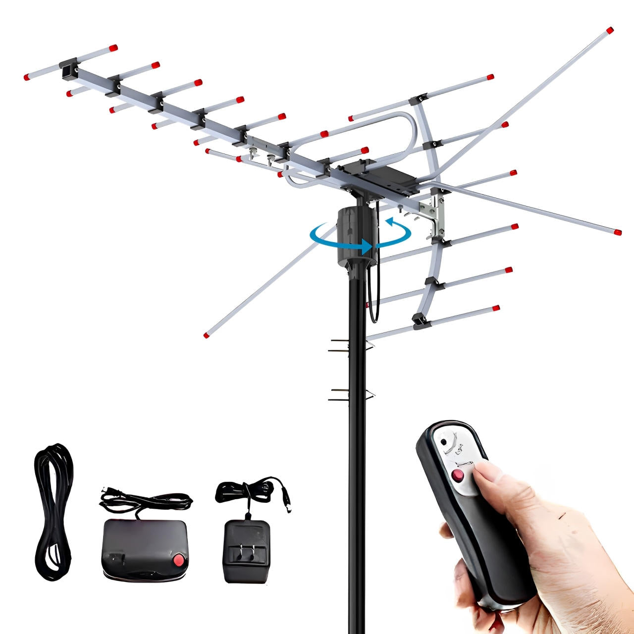 360-Degree Outdoor HD TV Antenna for Exceptional Signal Reception