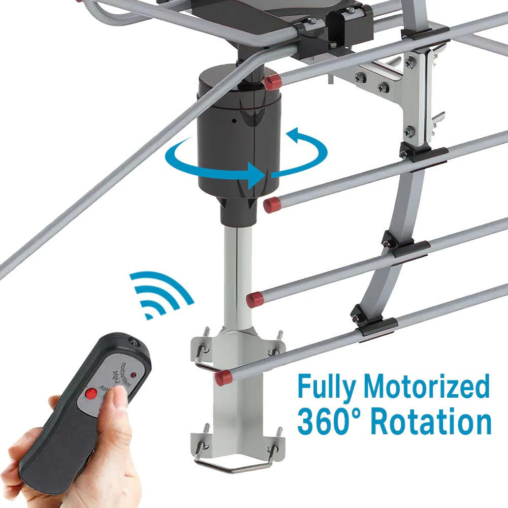 360-Degree Outdoor HD TV Antenna for Exceptional Signal Reception