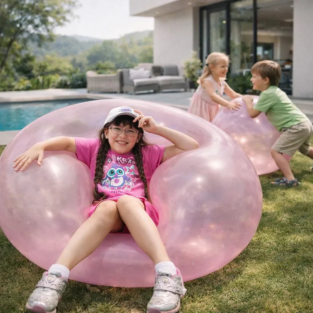Vibrant Outdoor Inflatable Ball for Active Family Play