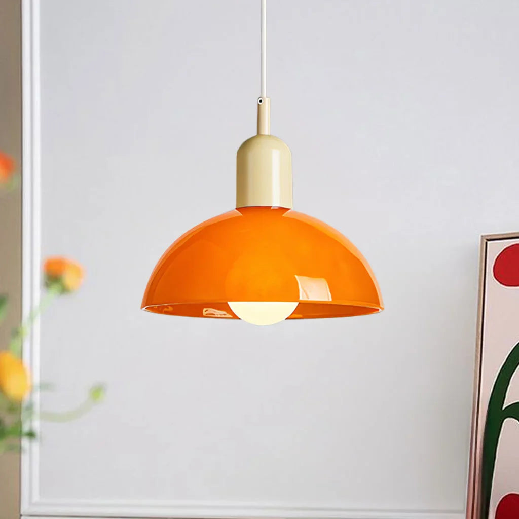 Colorful Bowl Pendant Light Taavita