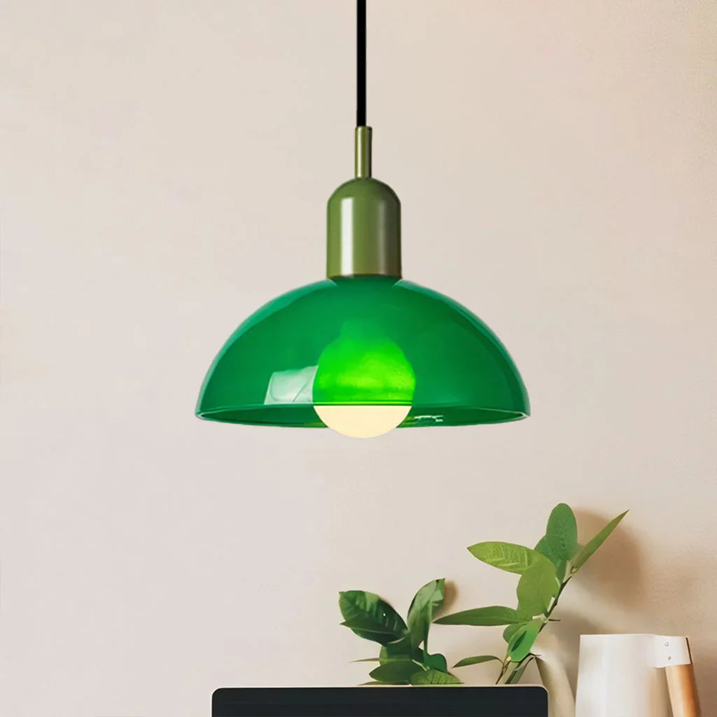 Colorful Bowl Pendant Light Taavita