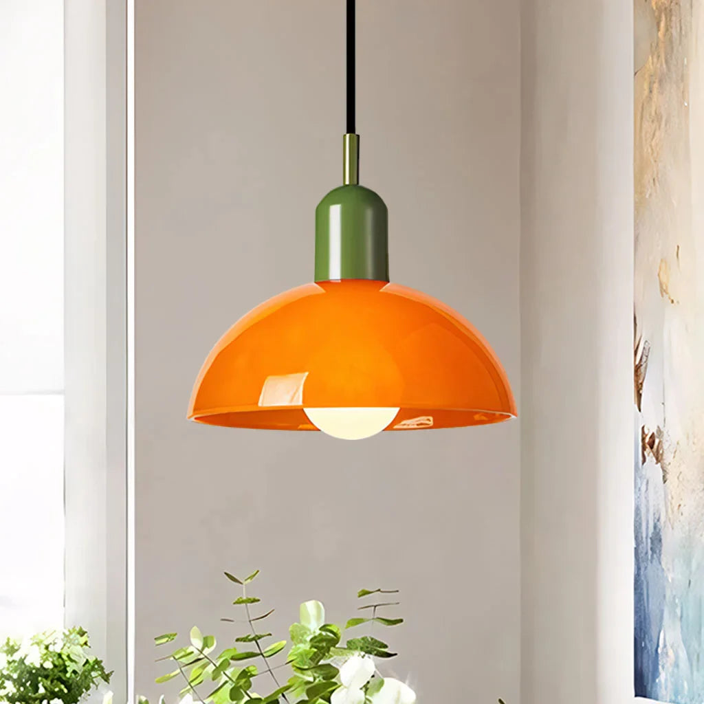 Colorful Bowl Pendant Light Taavita