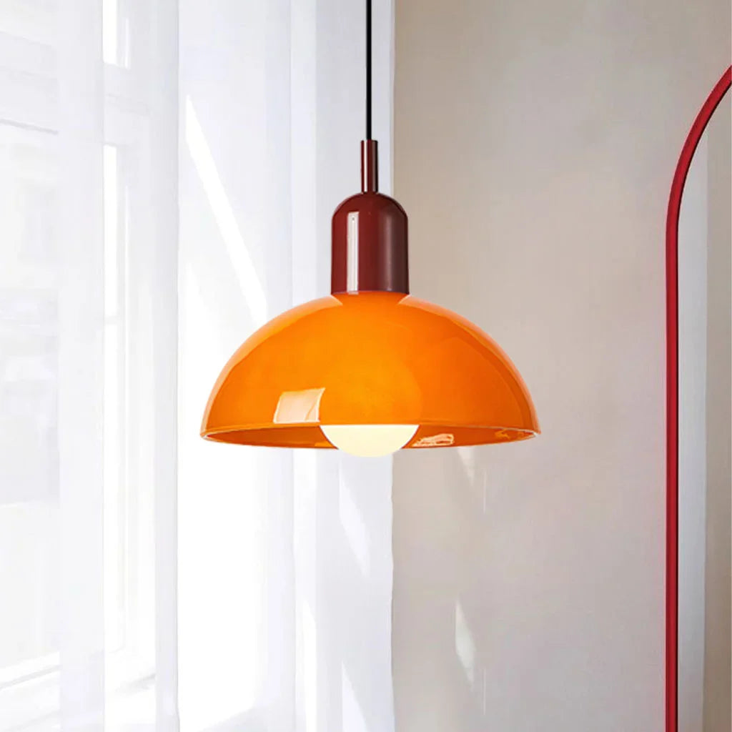 Colorful Bowl Pendant Light Taavita