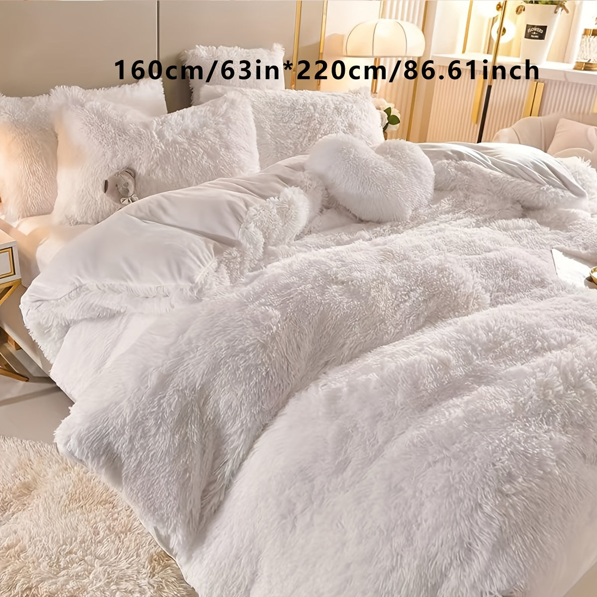 Quilt Cover Set | Plush Fabric | Ultra-Soft Cozy Comfort | Polyester