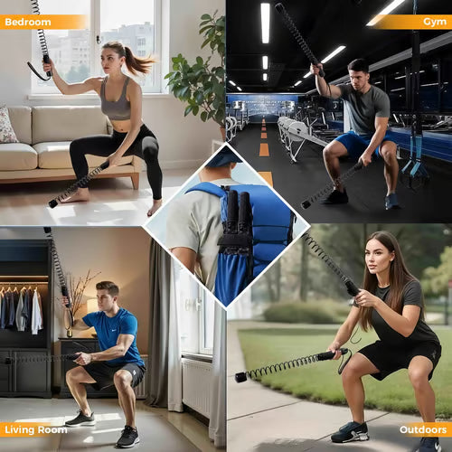 Dynamic Resistance Ropes for Home Workouts