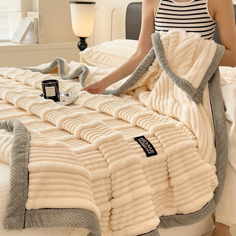 Fleece Blanket | Lightweight | Cozy Warmth All Seasons | Polyester
