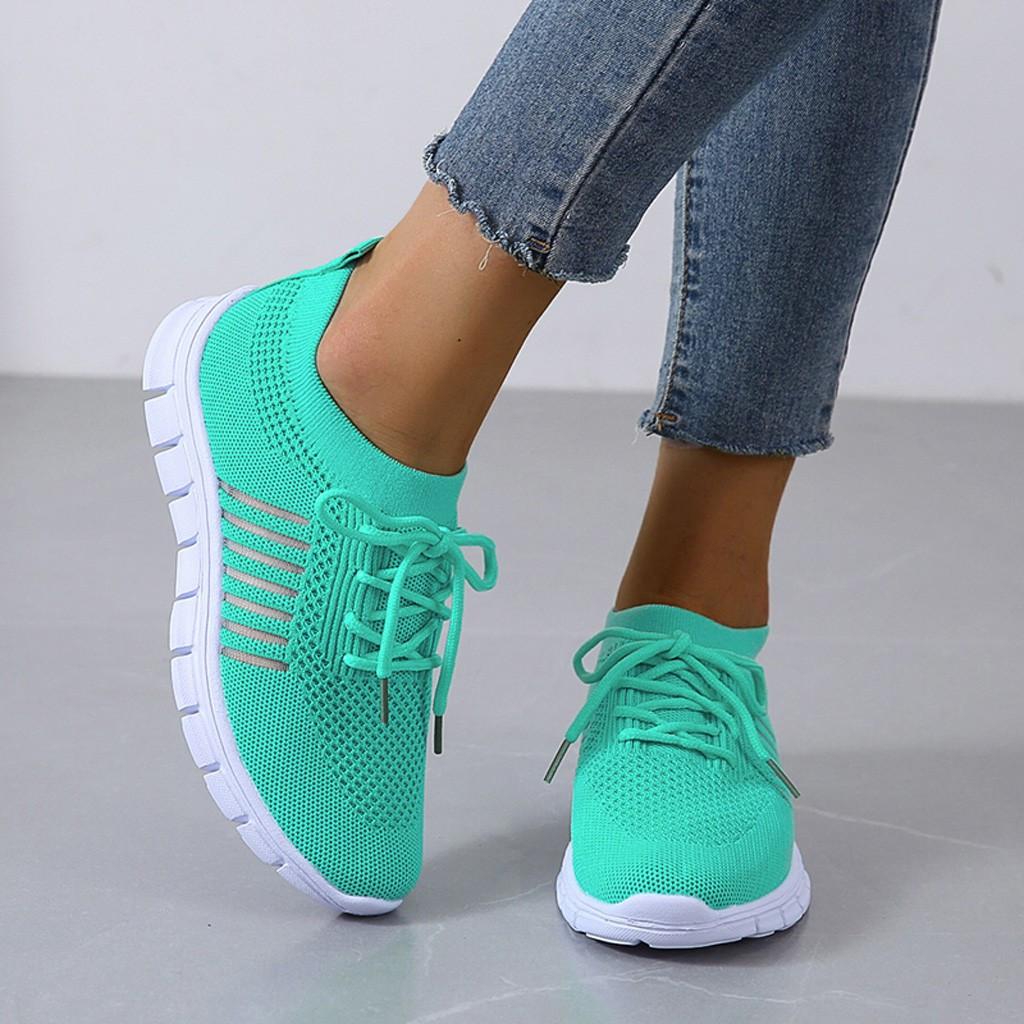 Orthopedic Shoes for Women | Breathable Mesh Knit with Shock-Absorbing Gel Sole | 1.57 Inch Heel Height | Lightweight Comfort and Stability