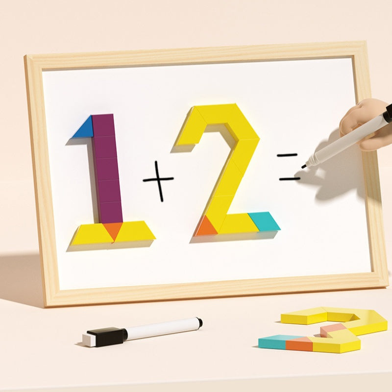 Magnetic Eco-Friendly Building Blocks with Design Cards