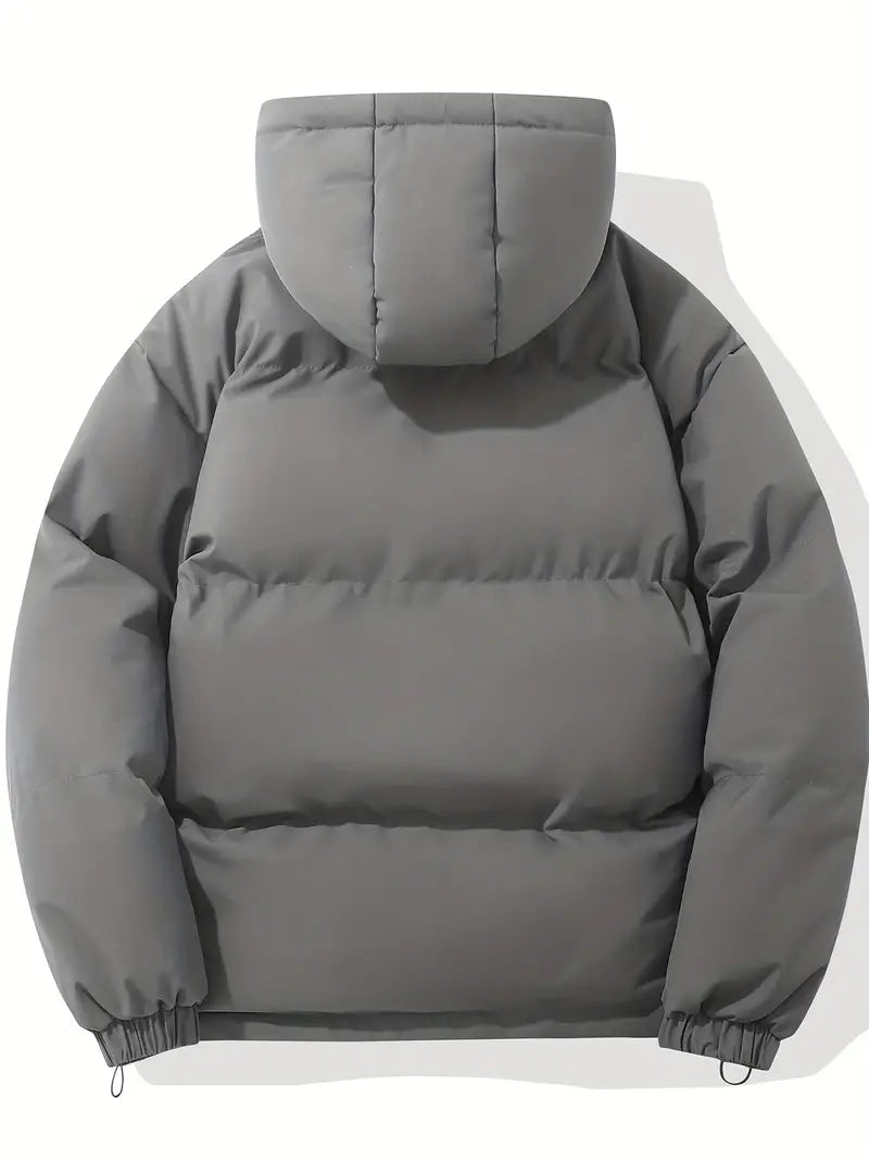 Hooded Puffer Jacket | Quilted Lightweight Insulation | Zipper Closure & Adjustable Hem | Warmth and Comfortable Fit