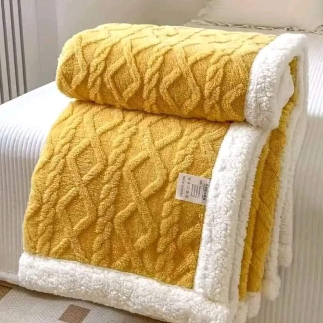 Sherpa Throw Blanket | Plush Softness | Year-Round Warmth | Machine Washable